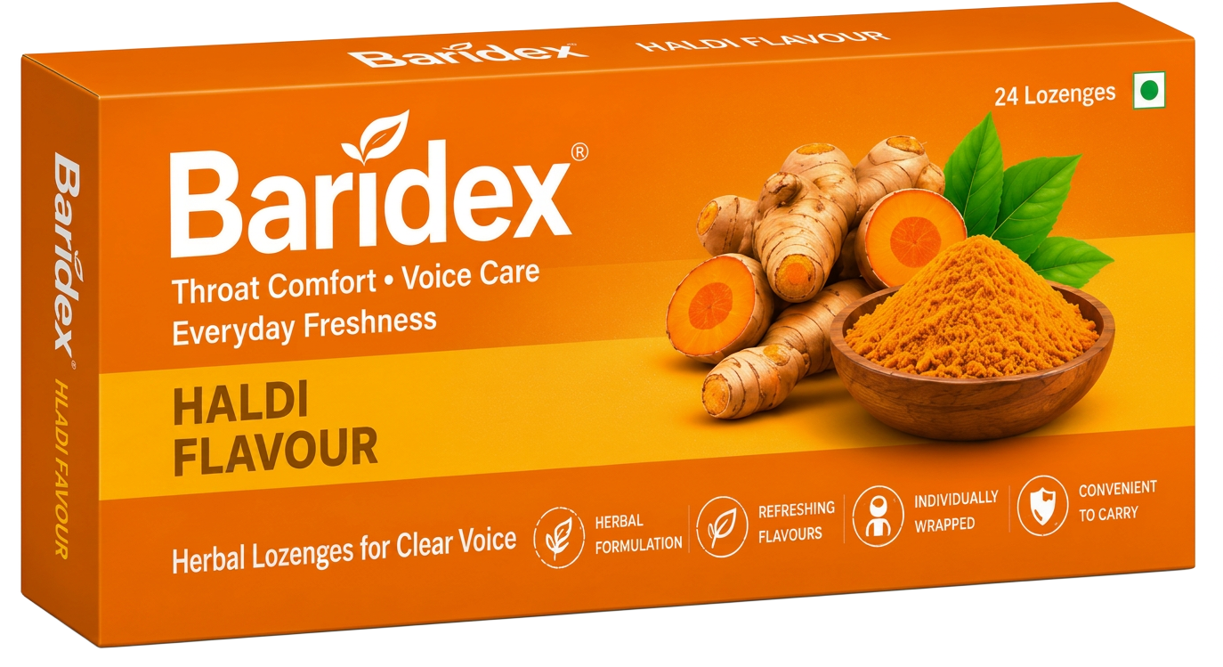Baridex Haldi pack of 24 herbal lozenges